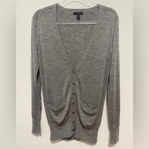 J. Crew Gray Cardigan Size M